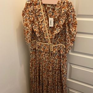 Ulla Johnson Lisette Dress Pearl Size 10 brand new